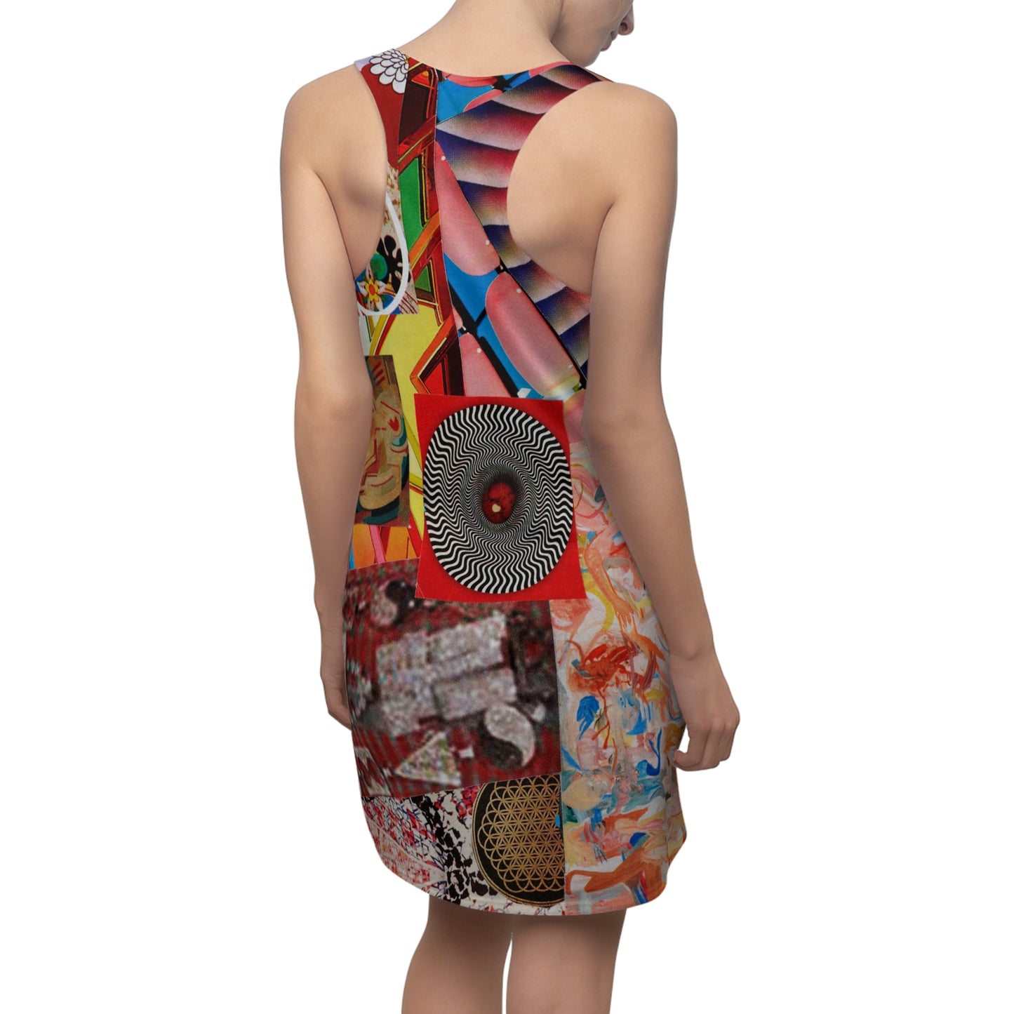 Tempest Collage Artwork Racerback Dress