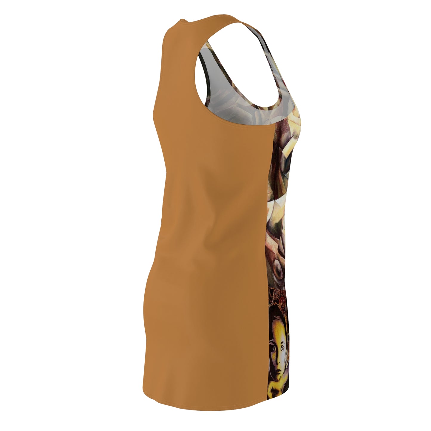 Margo Women's Cut & Sew Racerback Dress (AOP)