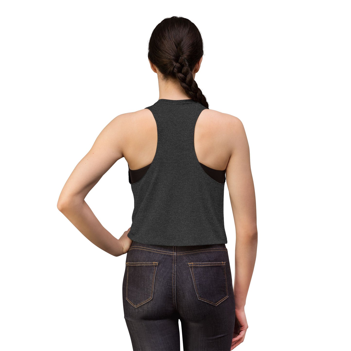 Apoda Psychedelic Collage Crop Top