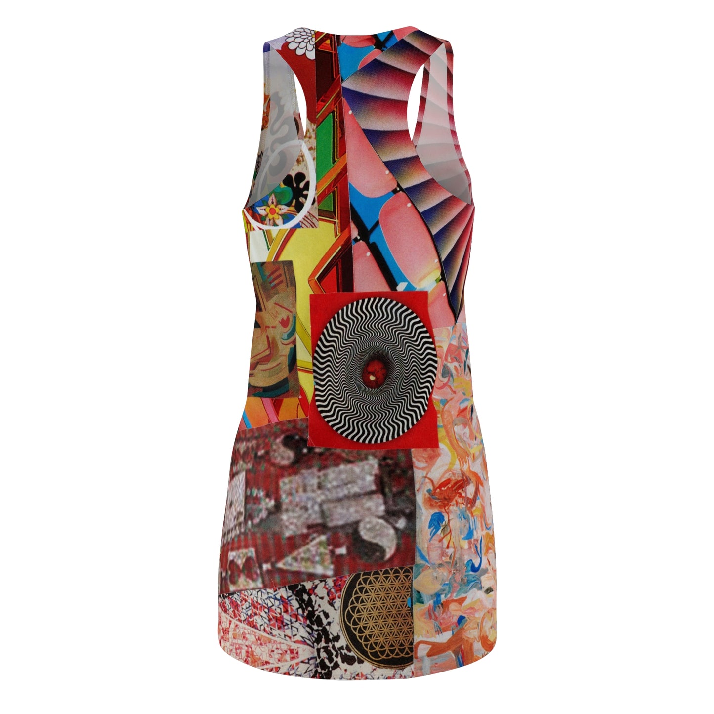 Tempest Collage Artwork Racerback Dress