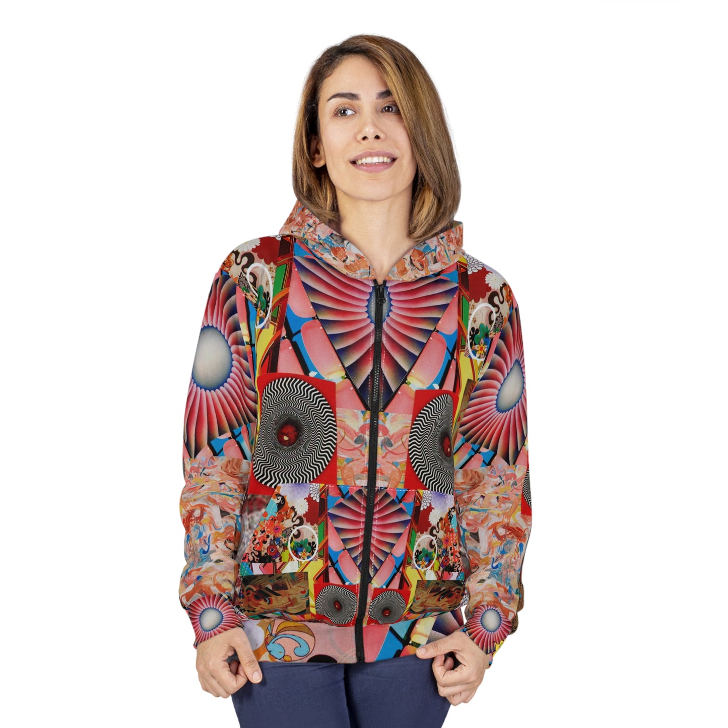 TEMPEST Collage Artwork Zip Hoodie