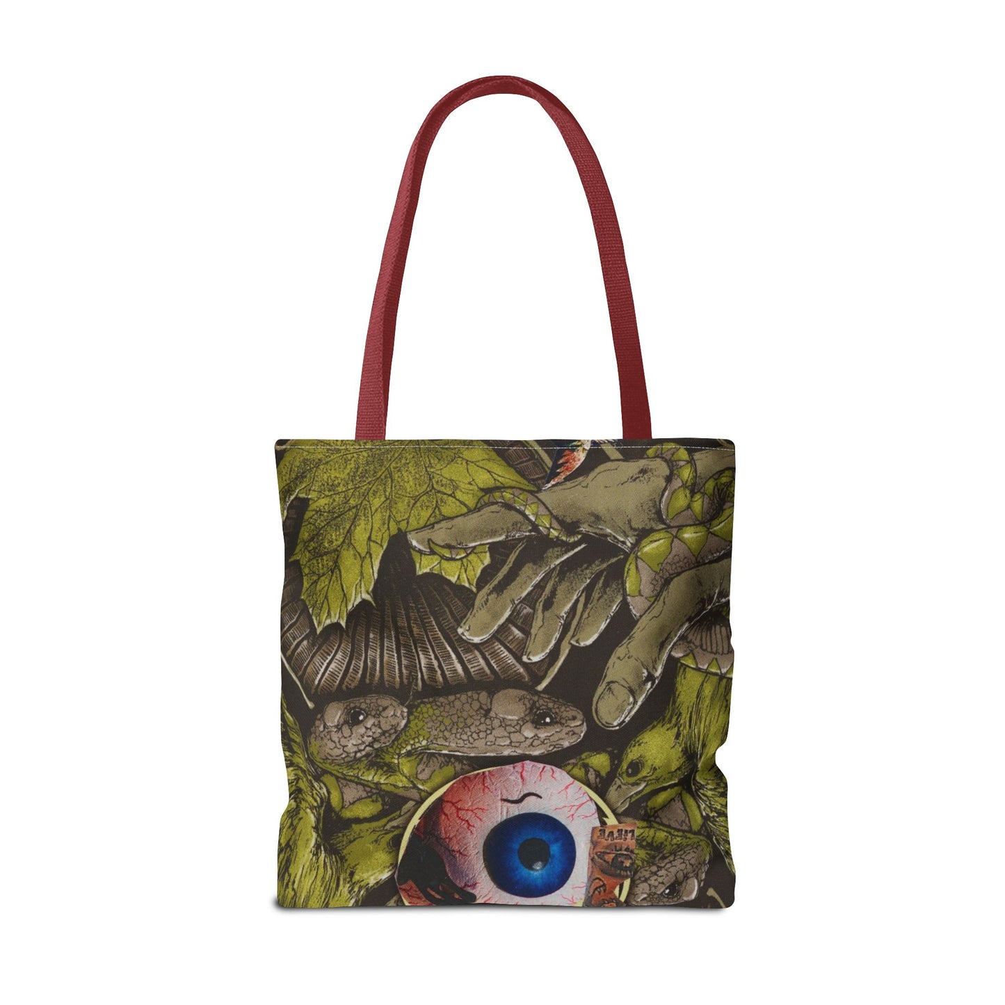 Apoda Print Vibrant Tropical Tote Bag, Eco-Friendly Grocery Bag, Summer Beach Tote, Festival Accessory, Colorful Shopping Bag