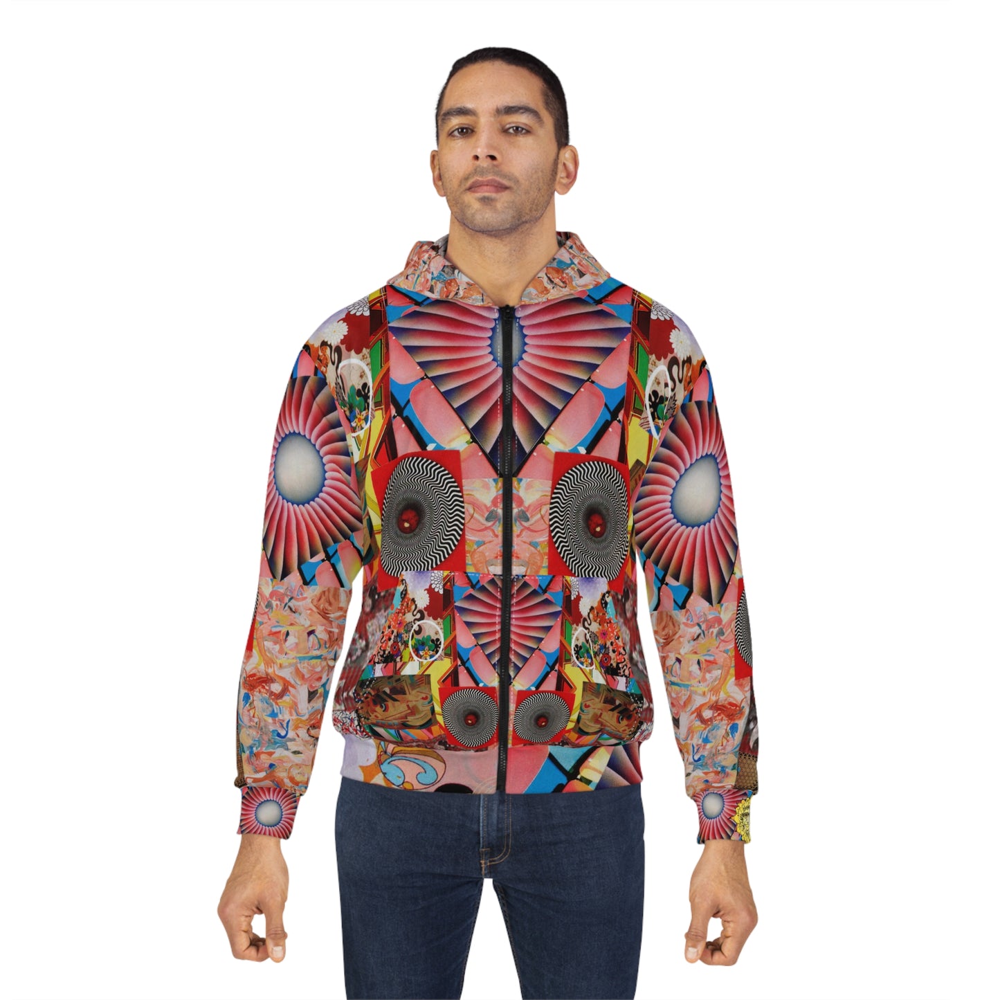 TEMPEST Collage Artwork Zip Hoodie