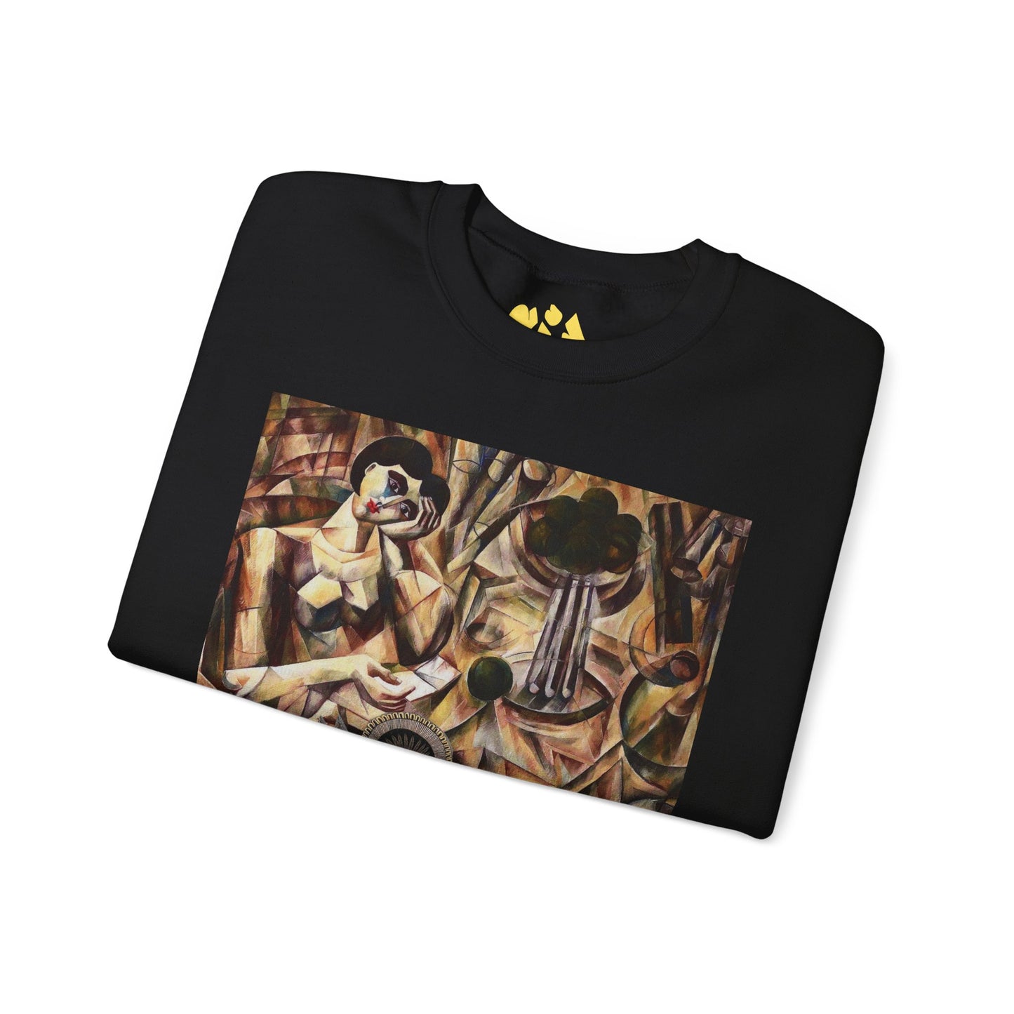 Margo Egyptian Collage Crewneck Sweatshirt — Vintage Pharaonic Art Print