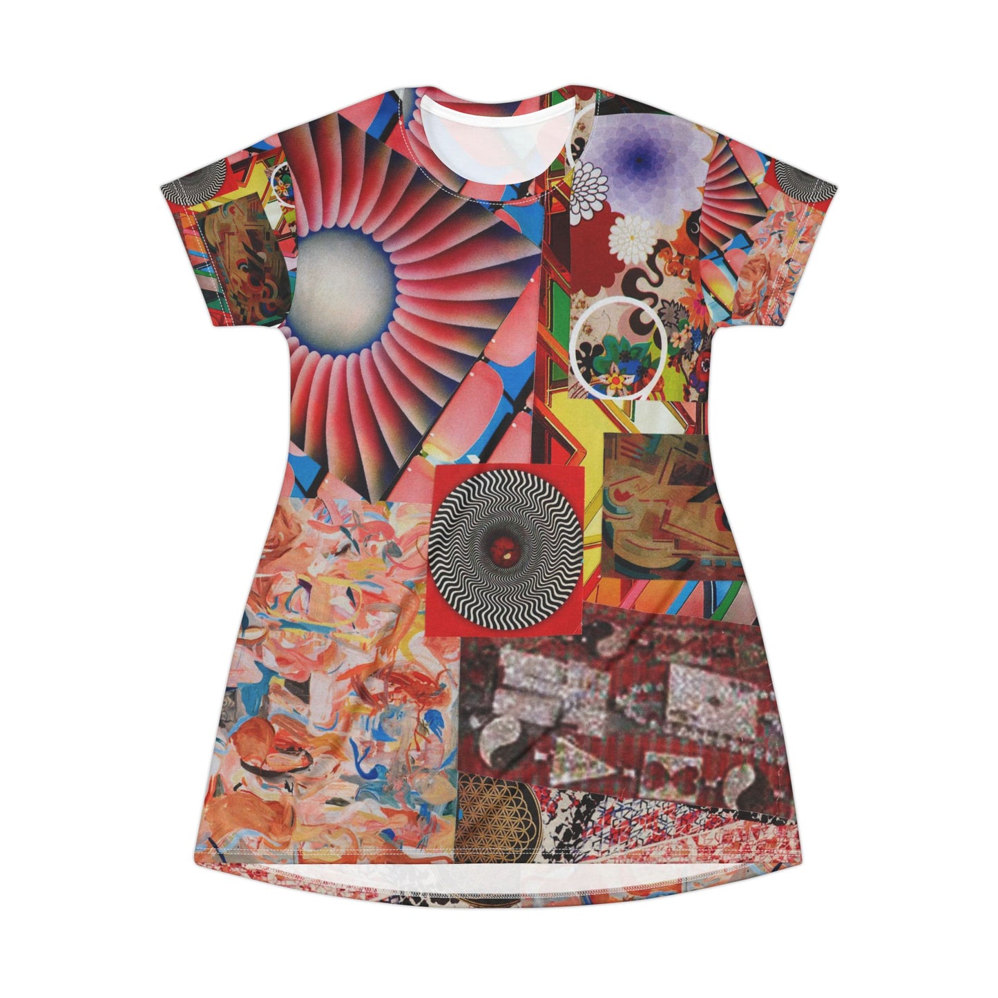 Tempest Psychedelic Retro T‑Shirt Dress