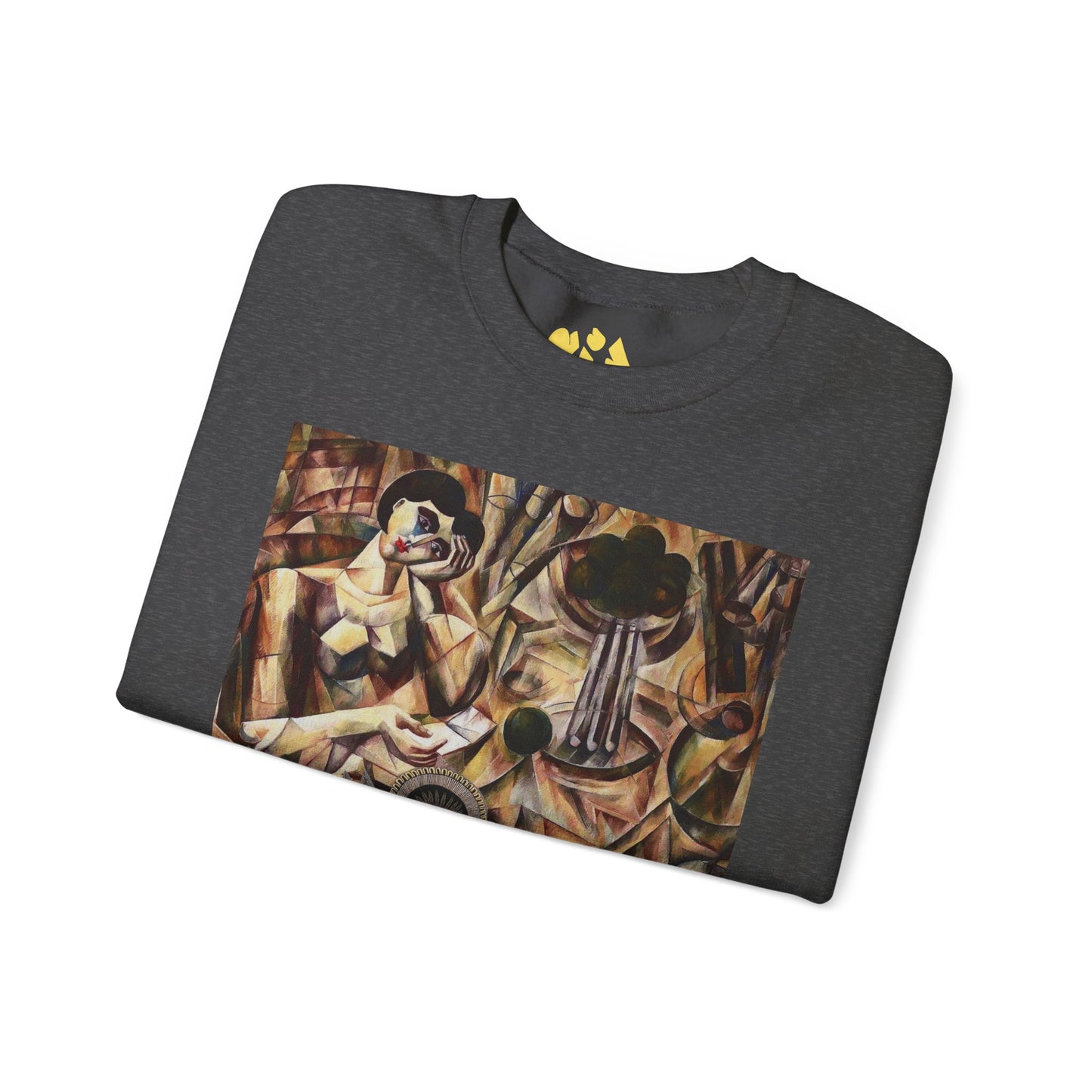 Margo Egyptian Collage Crewneck Sweatshirt — Vintage Pharaonic Art Print