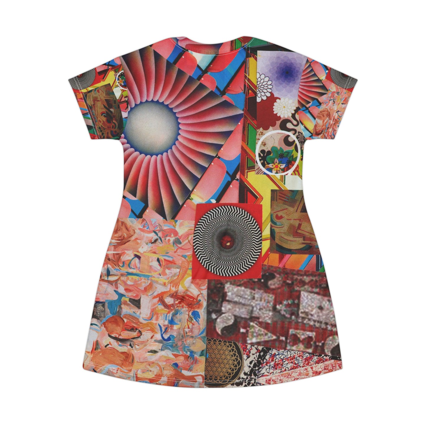 Tempest Psychedelic Retro T‑Shirt Dress