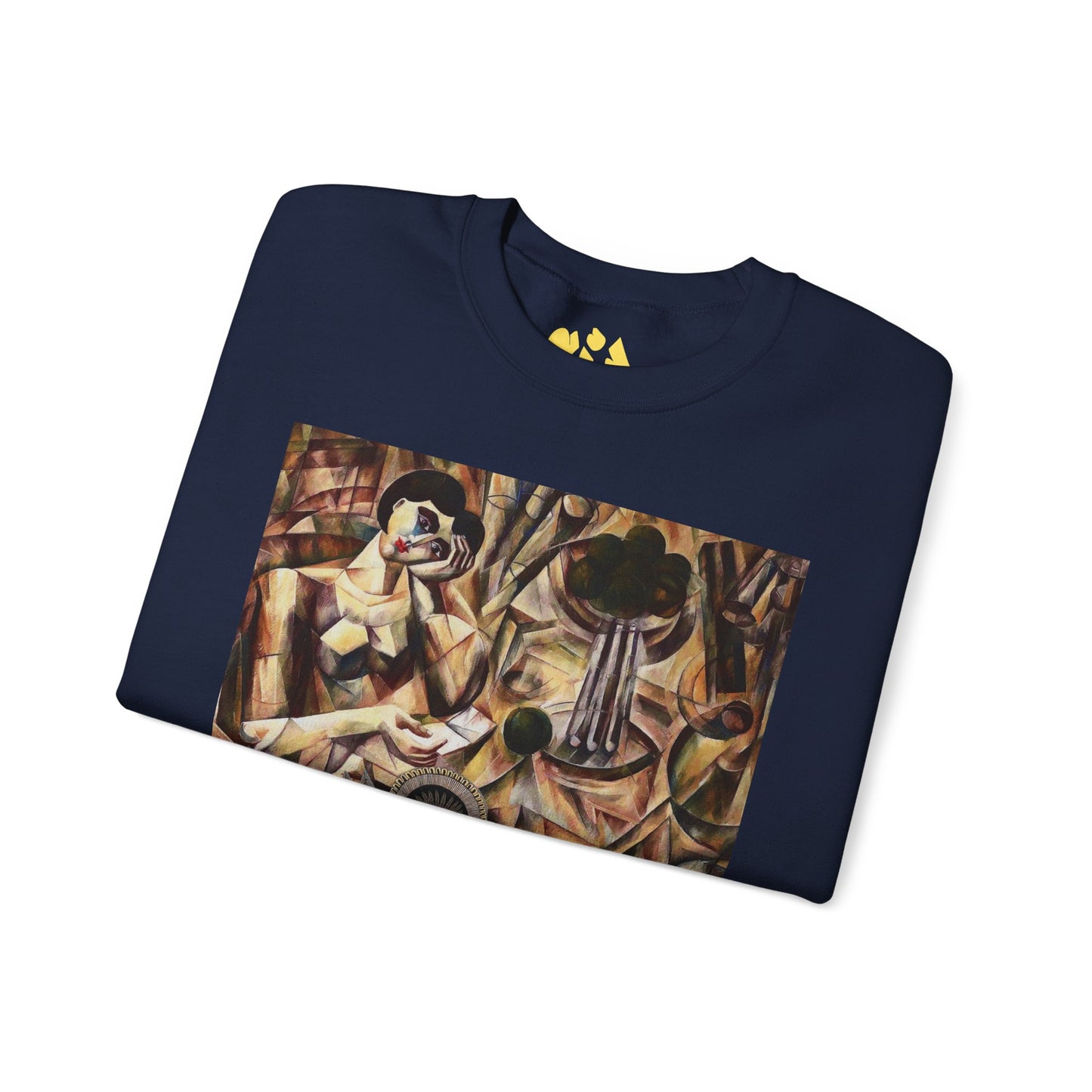 Margo Egyptian Collage Crewneck Sweatshirt — Vintage Pharaonic Art Print