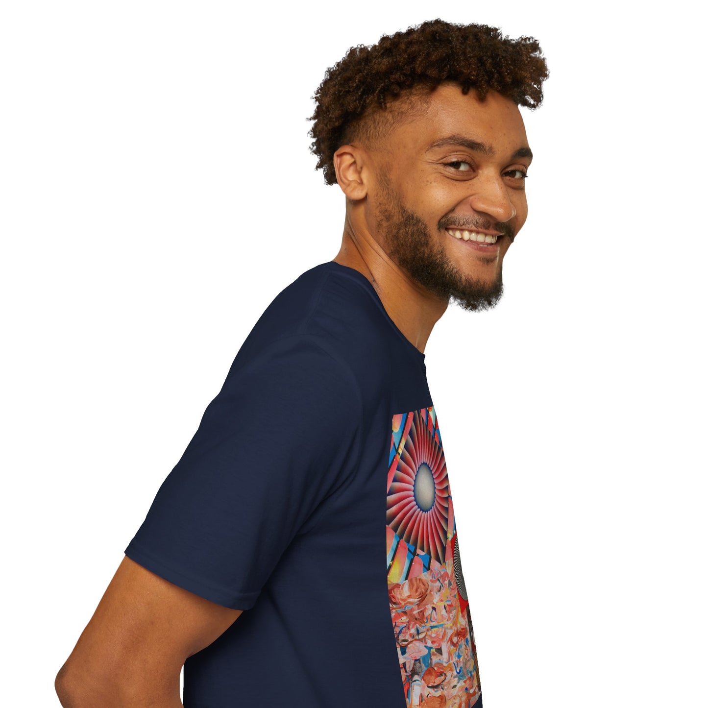 Tempest Colorful Art Collage Unisex Softstyle T-Shirt | Trendy Graphic Tee, Unique Gift, Casual Wear, Art Lover's Apparel