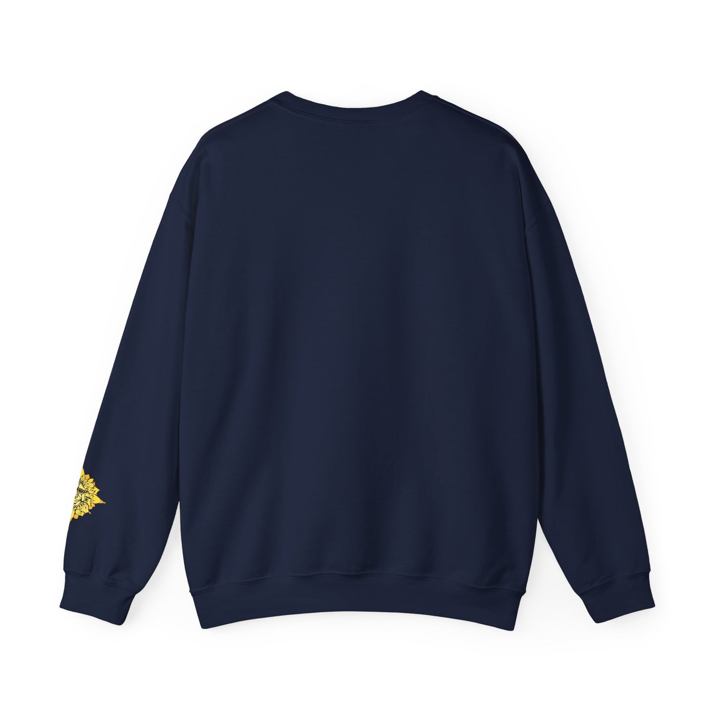 Apoda Surreal Parrot Garden Collage Sweatshirt — Psychedelic Bird Collage Crewneck