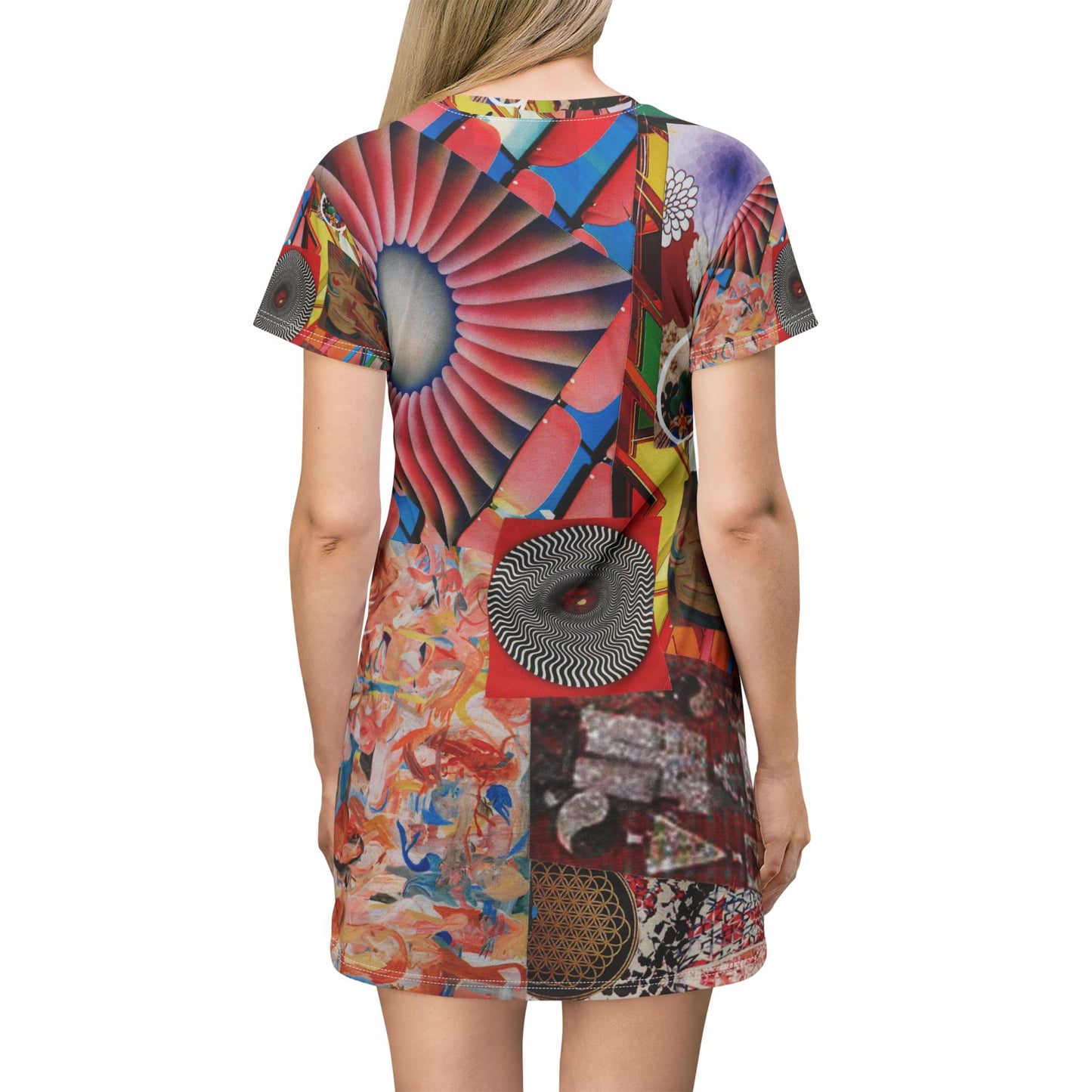 Tempest Psychedelic Retro T‑Shirt Dress