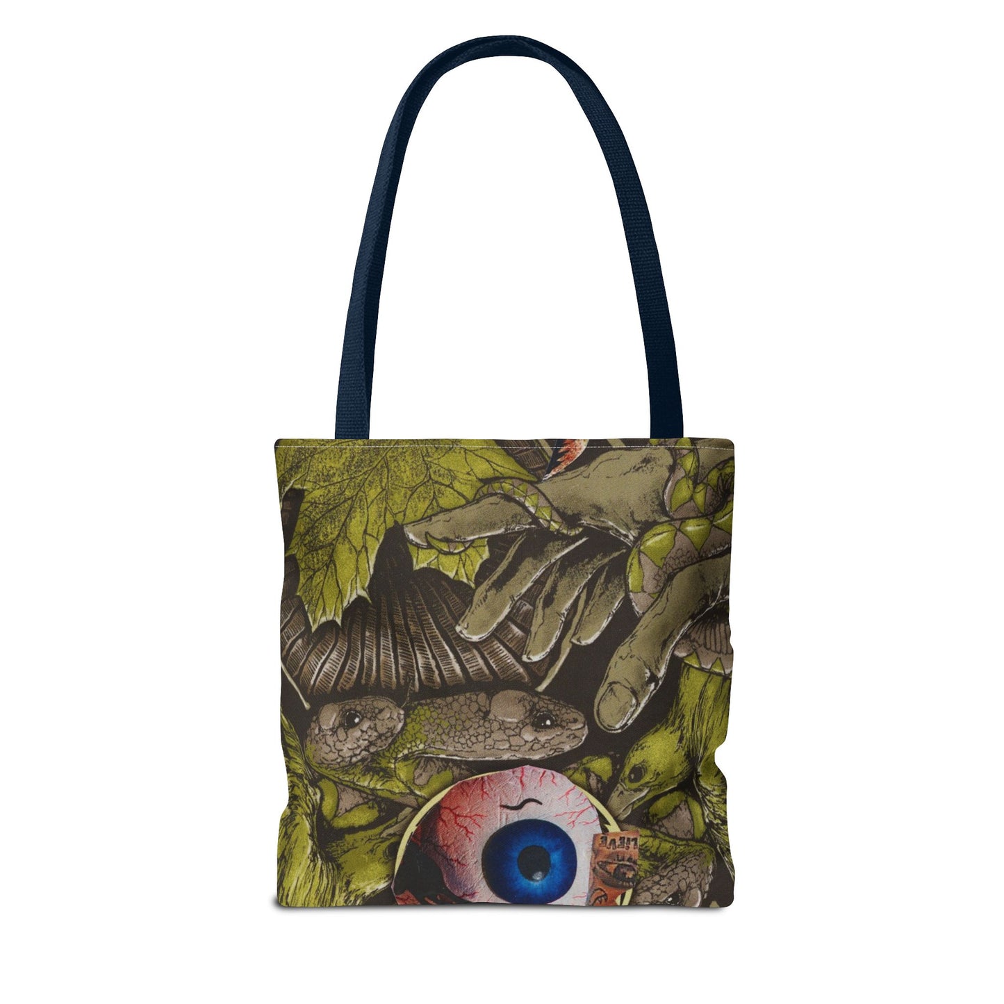 Apoda Print Vibrant Tropical Tote Bag, Eco-Friendly Grocery Bag, Summer Beach Tote, Festival Accessory, Colorful Shopping Bag