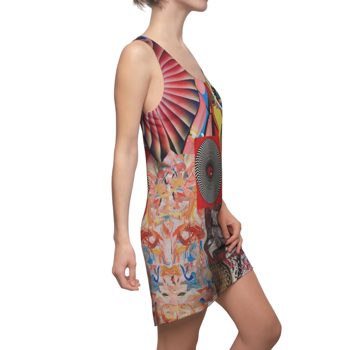 Tempest Collage Artwork Racerback Dress